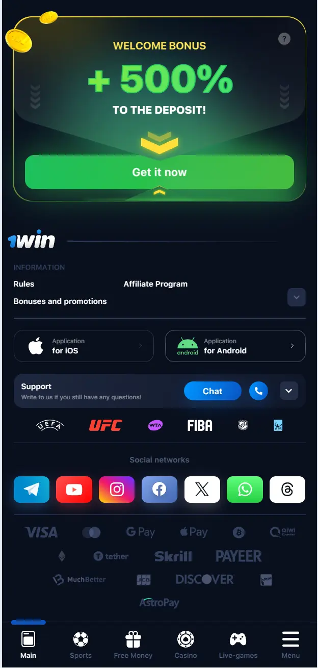 1Win Apps